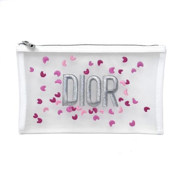 Dior Mesh Zipper Pouch - Picture 1 of 8